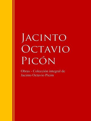 cover image of Obras--Colección de Jacinto Octavio Picón